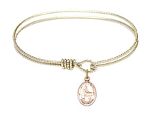 Load image into Gallery viewer, Blessed Emilee Doultremont Custom Bangle - Gold Filled
