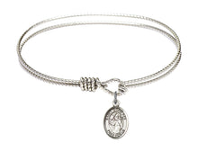Load image into Gallery viewer, St. Boniface Custom Bangle - Silver

