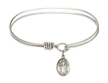 Load image into Gallery viewer, St. Stanislaus of Krakow Custom Bangle - Silver
