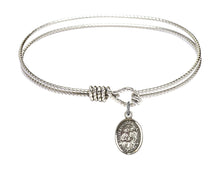 Load image into Gallery viewer, Ss. Cosmas &amp; Damian Custom Bangle - Silver
