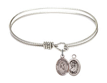 Load image into Gallery viewer, St. Sebastian / Rugby Custom Bangle - Silver
