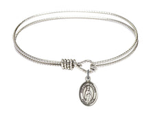 Load image into Gallery viewer, Our Lady of Fatima Custom Bangle - Silver
