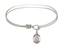 Load image into Gallery viewer, St. Dismas Custom Bangle - Silver
