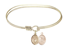 Load image into Gallery viewer, St. Alphonsus Custom Bangle - Gold Filled

