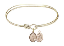 Load image into Gallery viewer, St. Sebastian / Golf Custom Bangle - Gold Filled
