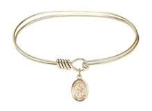 Load image into Gallery viewer, St. Angela Merici Custom Bangle - Gold Filled
