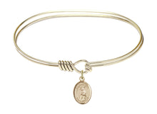 Load image into Gallery viewer, St. Regina Custom Bangle - Gold Filled
