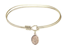 Load image into Gallery viewer, Our Lady of the Assumption Custom Bangle - Gold Filled
