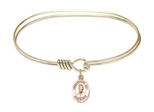 Load image into Gallery viewer, Blessed Miguel Pro Custom Bangle - Gold Filled
