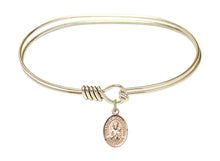 Load image into Gallery viewer, Our Lady of Czestochowa Custom Bangle - Gold Filled
