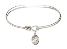 Load image into Gallery viewer, St. Martin de Porres Custom Bangle - Silver
