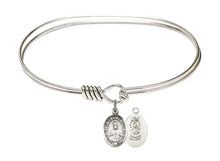 Load image into Gallery viewer, Scapular Custom Bangle - Silver
