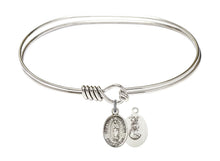 Load image into Gallery viewer, Our Lady of Guadalupe Custom Bangle - Silver
