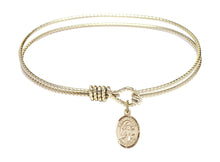 Load image into Gallery viewer, St. Joseph Custom Bangle - Gold Filled
