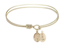 Load image into Gallery viewer, Our Lady of Guadalupe Custom Bangle - Gold Filled
