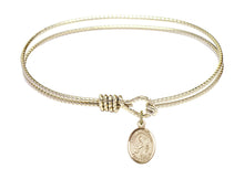 Load image into Gallery viewer, St. Alphonsus Custom Bangle - Gold Filled
