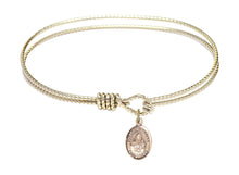 Load image into Gallery viewer, Our Lady of Grapes Custom Bangle - Gold Filled

