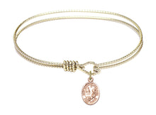 Load image into Gallery viewer, St Catherine of Bologna Custom Bangle - Gold Filled
