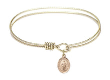 Load image into Gallery viewer, Our Lady of the Undoer of Knots Custom Bangle - Gold Filled
