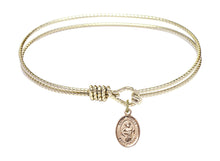 Load image into Gallery viewer, St. Dismas Custom Bangle - Gold Filled
