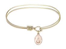 Load image into Gallery viewer, St. Jadwiga of Poland Custom Bangle - Gold Filled
