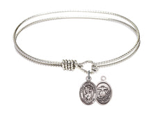 Load image into Gallery viewer, St. Elizabeth Ann Seton Custom Bangle - Silver

