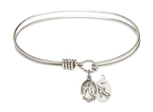 Load image into Gallery viewer, St. Joseph of Cupertino Custom Bangle - Silver
