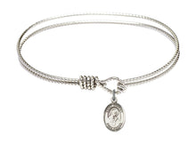 Load image into Gallery viewer, St. Robert Bellarmine Custom Bangle - Silver
