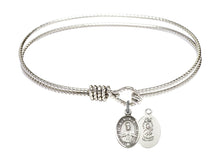 Load image into Gallery viewer, Scapular Custom Bangle - Silver
