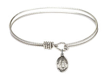Load image into Gallery viewer, Blessed Karolina Kozkowna Custom Bangle - Silver
