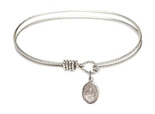 Load image into Gallery viewer, Our Lady of Grapes Custom Bangle - Silver
