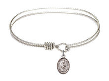 Load image into Gallery viewer, St. Simon the Apostle Custom Bangle - Silver
