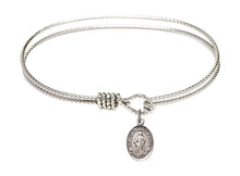 Load image into Gallery viewer, Our Lady of the Undoer of Knots Custom Bangle - Silver
