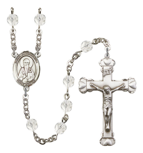 St. Athanasius Custom Birthstone Rosary - Silver