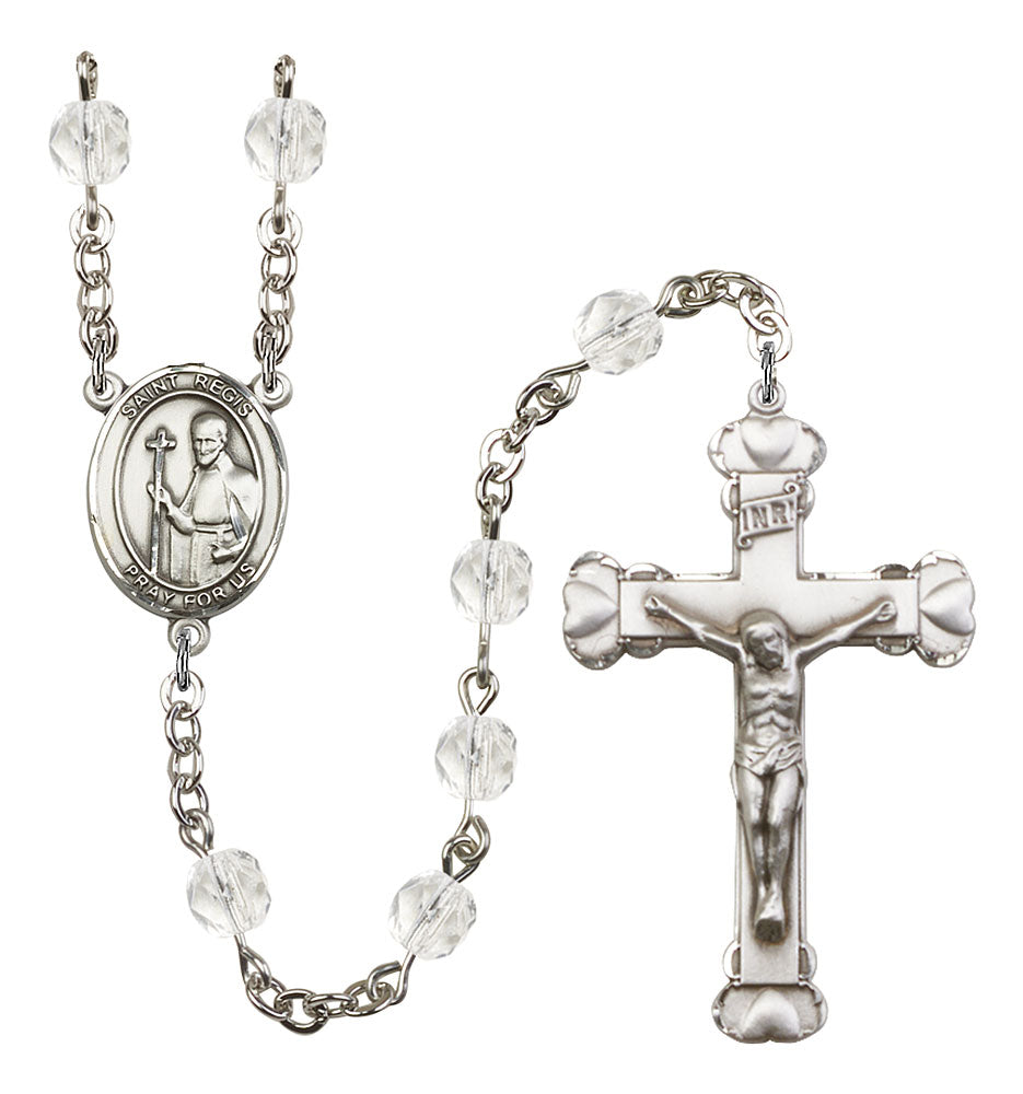 St. Regis Custom Birthstone Rosary - Silver