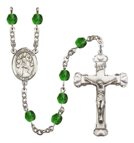 St. Felicity Custom Birthstone Rosary - Silver