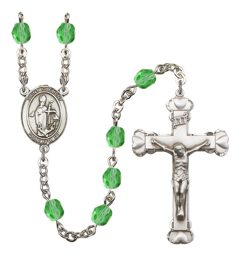 St. Clement Custom Birthstone Rosary - Silver